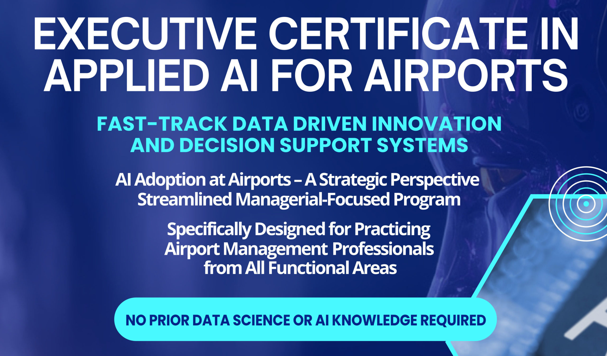 Executive certificate in Applied AI for Airports